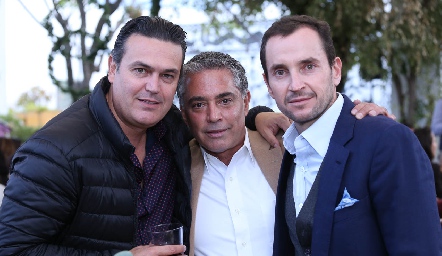  Güicho Fernández, Gerardo Serrano y Patricio Quijano.
