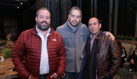  Daniel Carreras, Alejandro García y Francisco Gutiérrez.