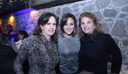  Martha Zwiegger, Cristina Herrán y Luz Ma Ruiz.