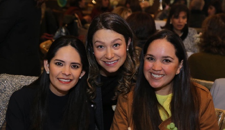  Daniela Castro, Ana Teresa Heinze y Susana Gómez.