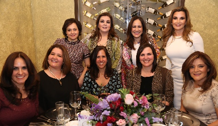  Rebeca Flores, Jenny Cázares, Esther Sandoval, Bertha Barragán, Dulce Herrera, Mónica Berlanga, Claudia Nava, Gaby Gómez y Beatriz Rojas.