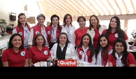  Damas Voluntarias de la Fundación Juan Pablo.