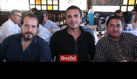  Carlos de la Rosa, Manuel Molina y Mario del Valle.