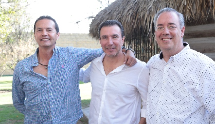  Arturo González, Federico Alcalde e Ignacio Ramírez.