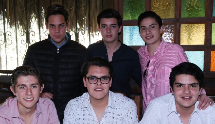  Manuel Ascanio, Roberto López, Mariano Echavarría, Mauricio Tinajero, Chema Torres y Kevin Hervert.