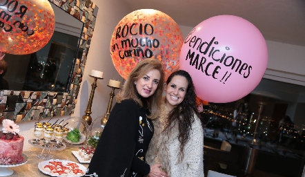  Las festejadas, Rocío Mexicano y Marce Jerez.