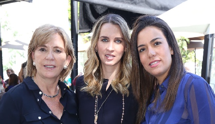 Rosy Mercado, Daniela Borbolla y María José Torres.