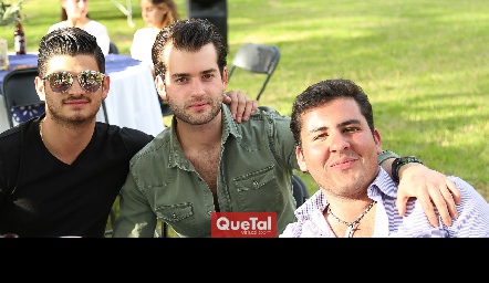  Oscar Cabrera, Pablo Zendejas y Toro Gómez.