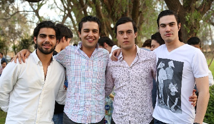  Francisco Zapata, Gerardo Valle, Daniel Estrada y Miguel Andrés .