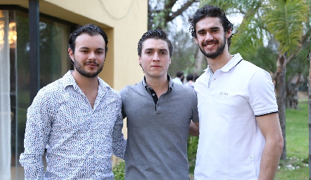  Diego Medina, David Palau y Marcelo Gutiérrez .