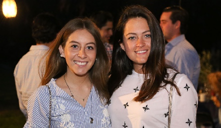  María José López e Isa Mendizábal.