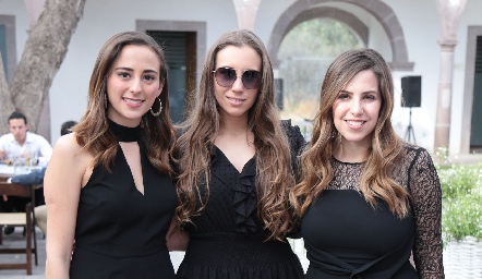 Sofía Prieto, Paty Dantuñano y Paulina Robles.