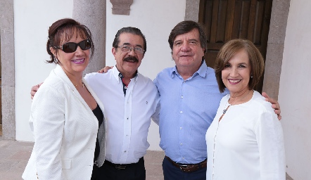 Eugenia Sánchez, Fernando Monsiváis, Roberto Mercado y Ángeles Ugalde.