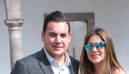 Rodrigo Santos y Andrea González.