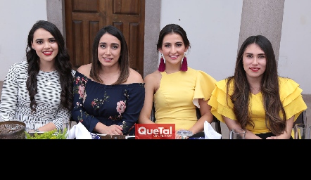  Lucy Garza, Valeria Álvarez, Ana Patricia Martínez y Viridiana Álvarez.
