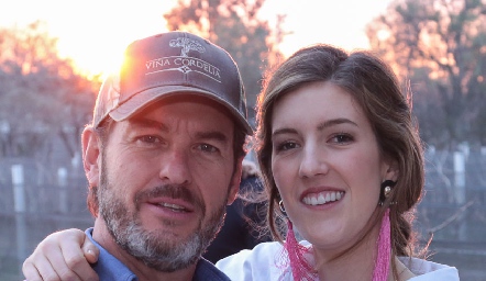  Jordi Abella con su hija Clarissa.