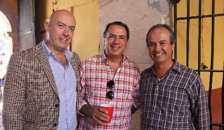  Francisco Artolózaga, Jorge Chevaile y Ricardo Andrés.