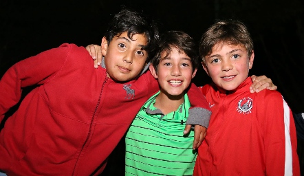  Marcelo, Paulo y Omar.