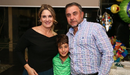 Verónica Payán, Paulo y Javier Alcalde.