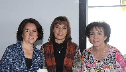  Marcela Villanueva, Paty Yarta y Ana Luisa Mejía.
