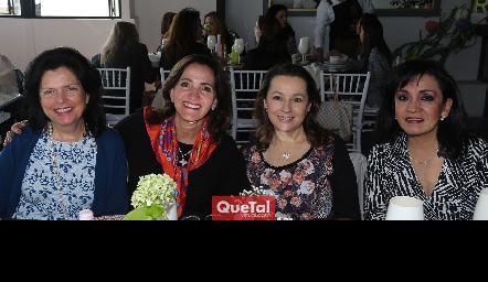  Ana Paty Ordoñez, Mónica Alcalde, Lupita López y Katy Hernández.
