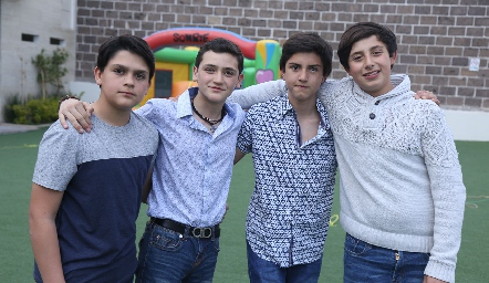  Juan Pedro, Charly, Emilio y Omar.