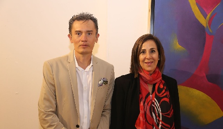  Omar Rodríguez y Lorena Valle de Carreras.