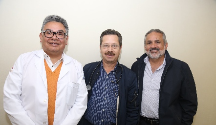  Francisco Alejo, Harold Petterson y Carlos Lozano.