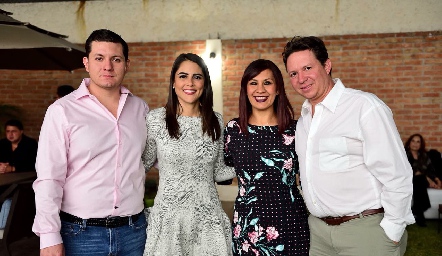 Ignacio Puente, Paola Hernández, Alejandra Puente y Mariano Niño.