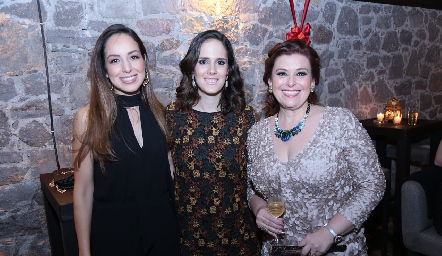  Jalma Payán, Ana Gaby Mina y Laura Rodríguez.