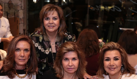  Sofía Sánchez, Leticia Escudero, Patricia Acosta y Claudia García.
