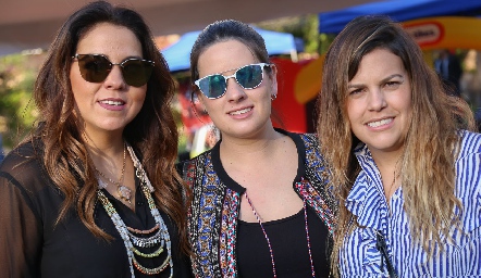  Fernanda Castillo, Isa López y María José Barragán.