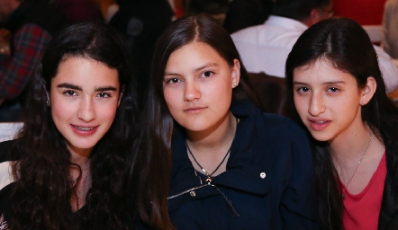  María Herrera, María Paula Humara y Natalia Heredia.