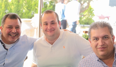  Carlos Cancino, Manuel García y Alejandro Von Der Meden.
