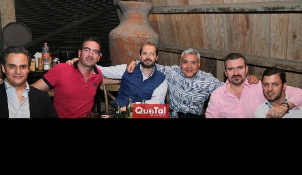  Alfredo Noyola, Fernando Güemes, Armando Trujillo, Gerardo Sánchez, Mario Güemes y Omar Güemes.