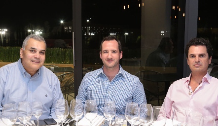  Ricardo Ruiz, Fernando Barba y Eduardo Gómez.