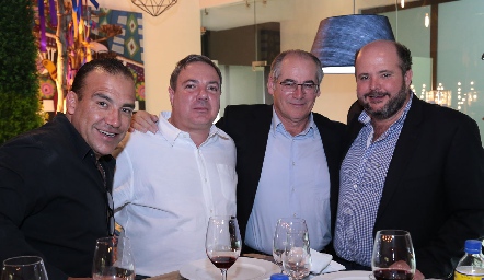  Luis Alba, Jorge Lestrade, Paolo Paolini y Gabriel de la Maza.