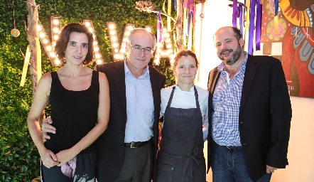  Marisol de la Maza, Paolo Paolini, Elena Reygadas y Gabriel de la Maza.