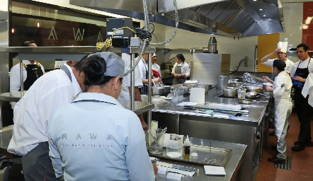 En la cocina de Nawá.