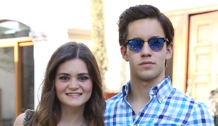 María José Valladares y Erick Padilla.