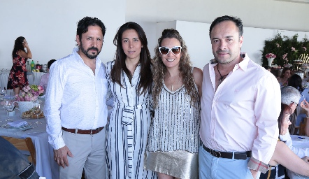 Hiram Gutiérrez, Marcela Gómez, Priscila González y Eduardo Ramos.
