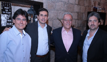  Ángel Mendizábal, Alejandro Oropeza, Bernardo Aguilar y Adolfo Stahl.
