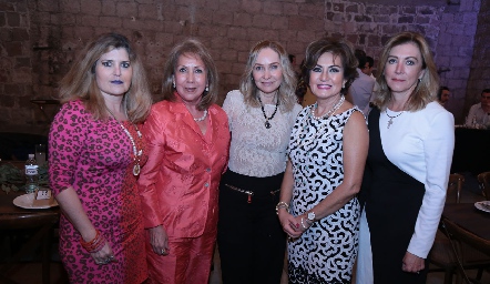  Silvia Foyo, Yolanda Valdez, Adelina Lasso, María Zendejas y Ana Meade.