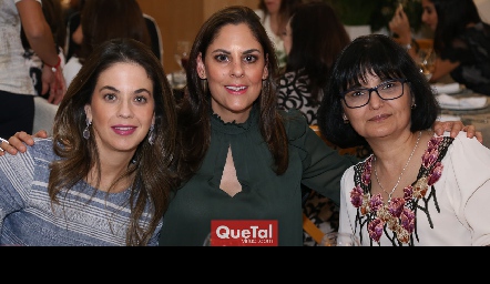  Gabriela Lara, Elisabetta Morales y María Elena Espinosa.