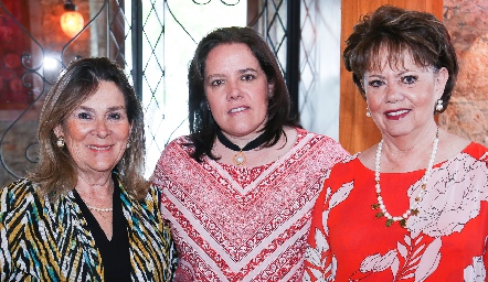  Edith Jaimes, Pilar Torres y Pilar Ocejo.