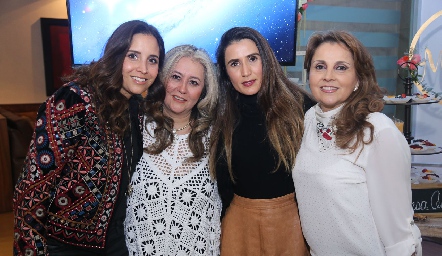  Ana Luisa Díaz de León, Mayte de la Torre, Lourdes Orozco y Anabel Gaviño.