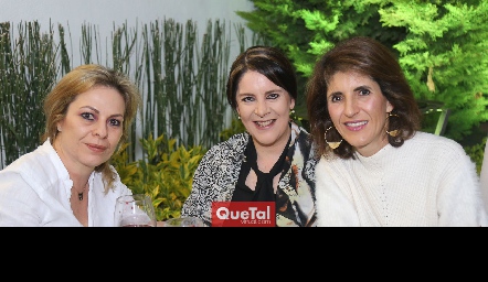  Marcela González, Beatriz Carpizo y Rocío Güemes.