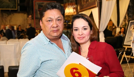  Jorge López y Marilú Alvarado.