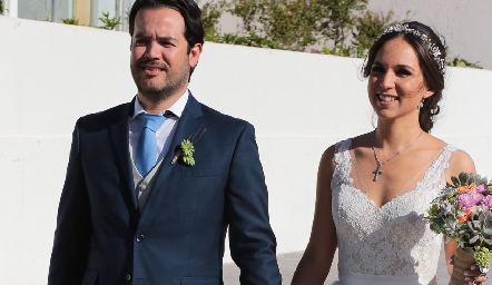  Diego Hernández y María Leal ya son esposos.