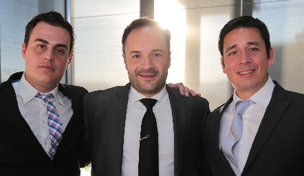  Julio Nemer, Eduardo Ramos y Eduardo Muñiz.